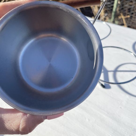 MCM Condiment Caddy Server Holder Stainless Steel Atomic Vintage Teak Restaurant - Picture 5 of 8